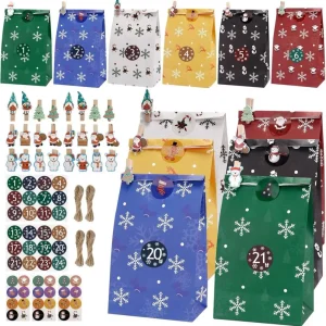 Adventskalender Kinder 2024 DIY Weihnachtskalender mit 24