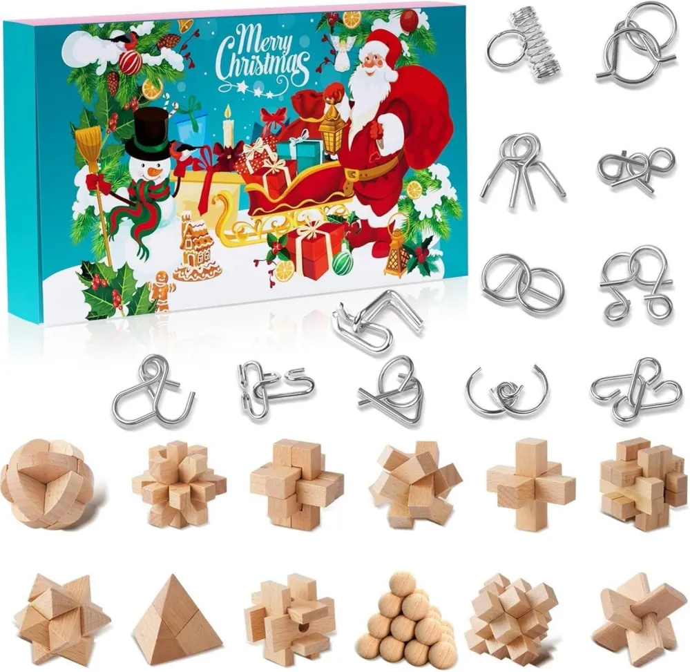 Adventskalender Knobelspiele 2024 für Kinder und