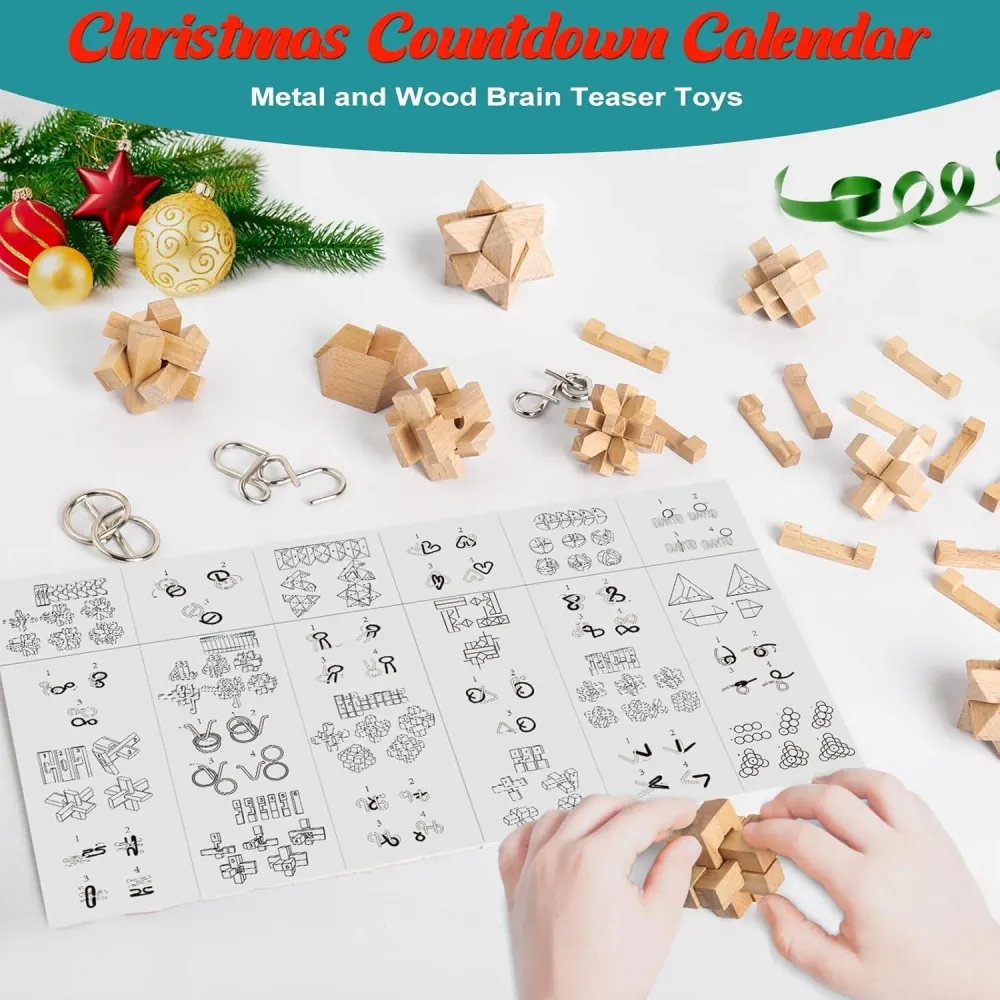 Adventskalender Knobelspiele 2024 für Kinder und
