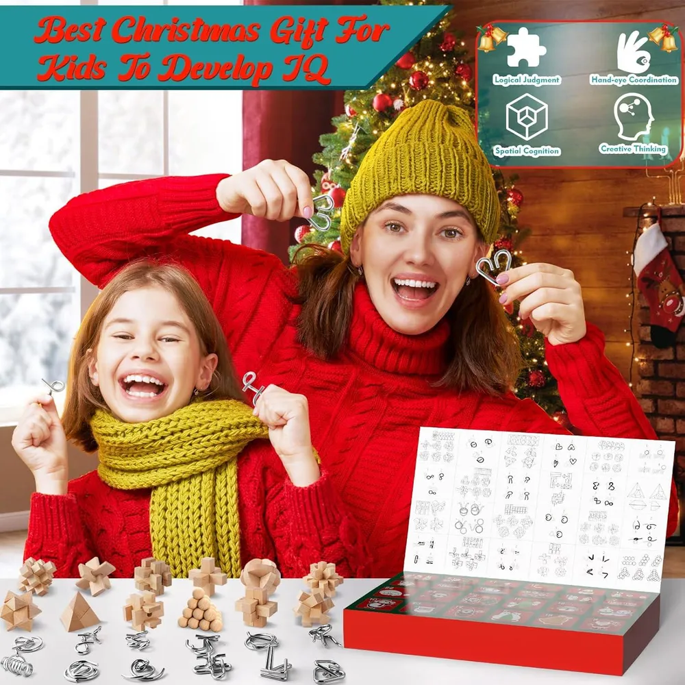 Adventskalender Knobelspiele 2024 für Kinder und