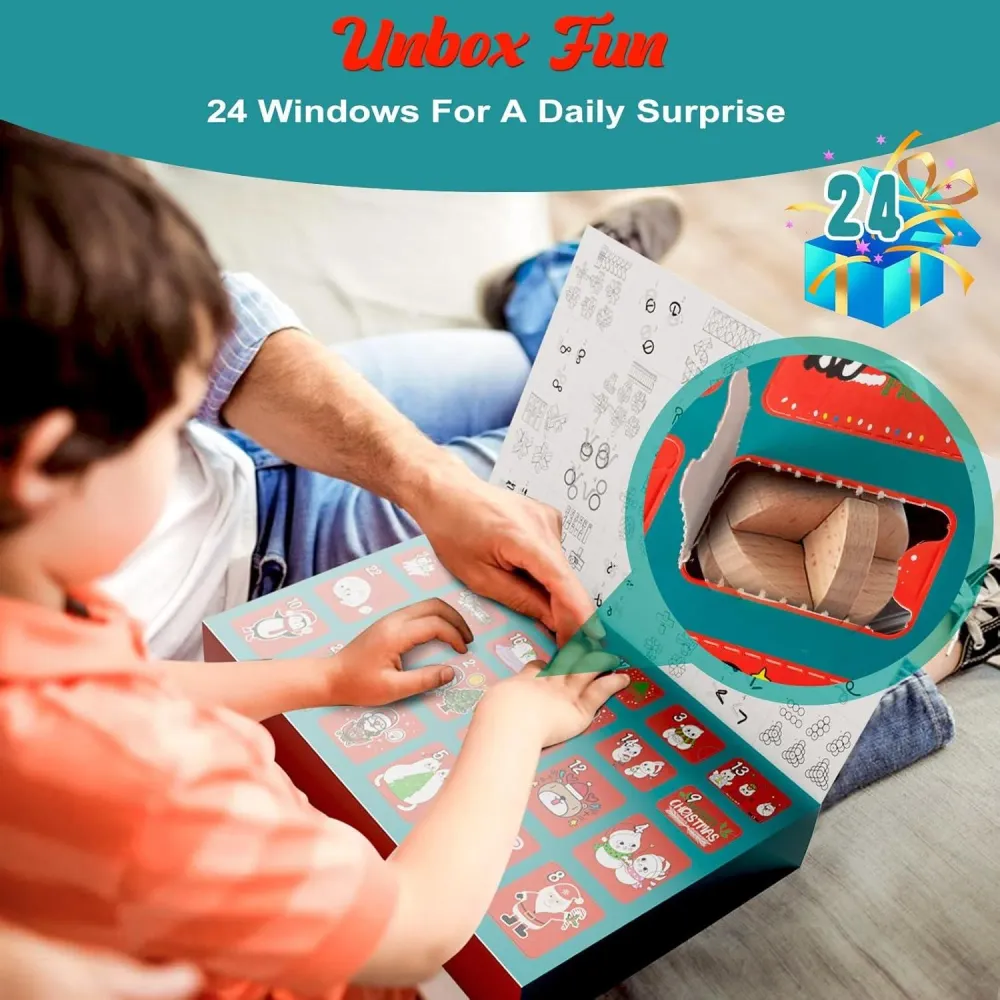 Adventskalender Knobelspiele 2024 für Kinder und
