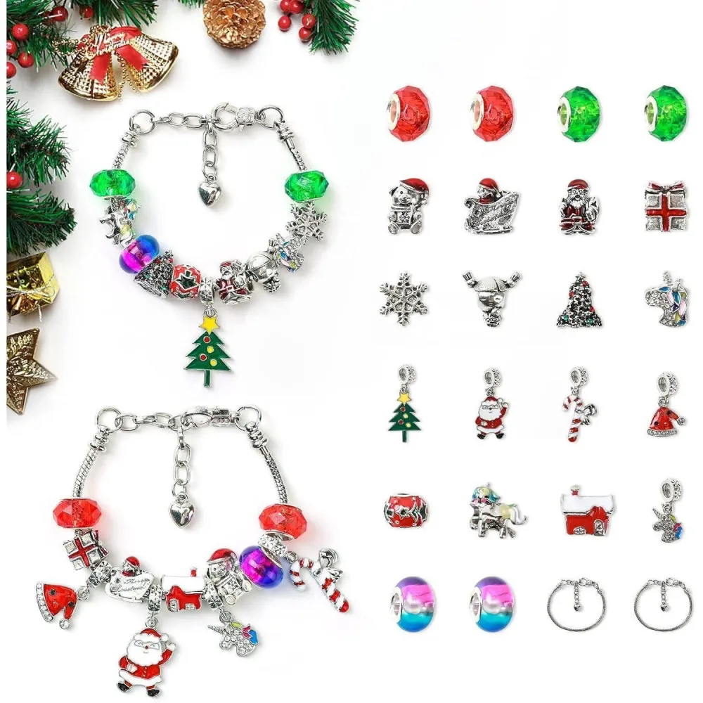 Adventskalender Mädchen DIY Halsketten Weihnachtsgeschenk