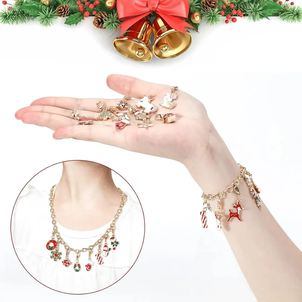 Adventskalender Mädchen DIY Halsketten Weihnachtsgeschenk