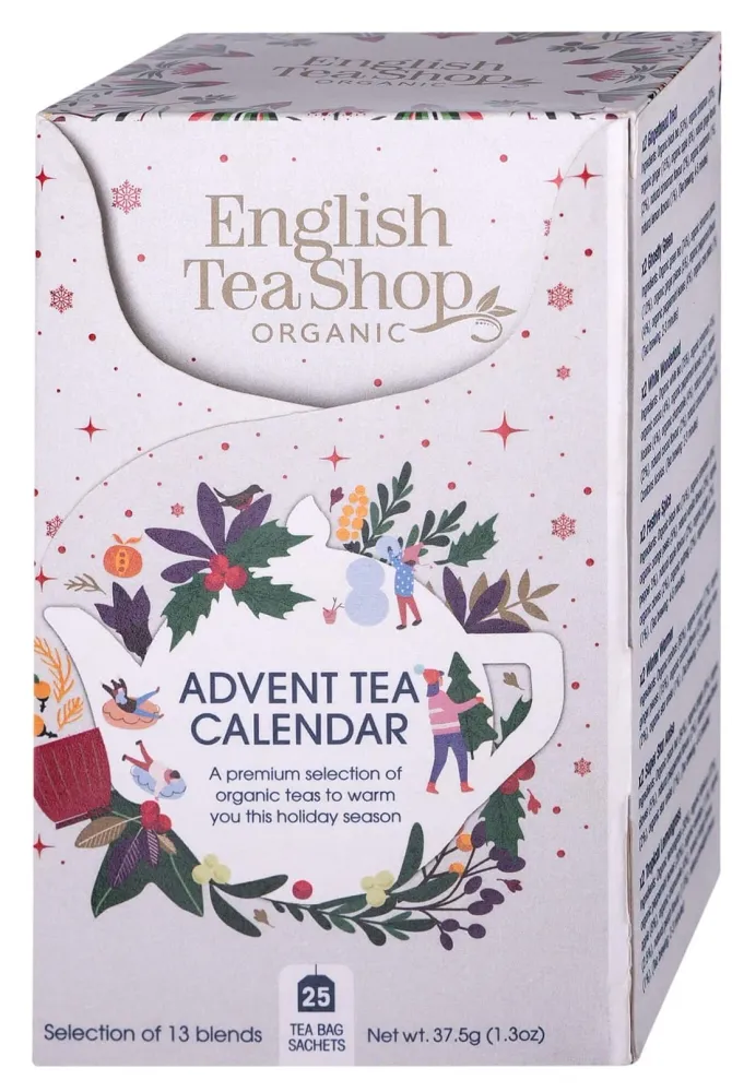 Adventskalender weißes Tee-Set (25x2) BIO 37,5 g
