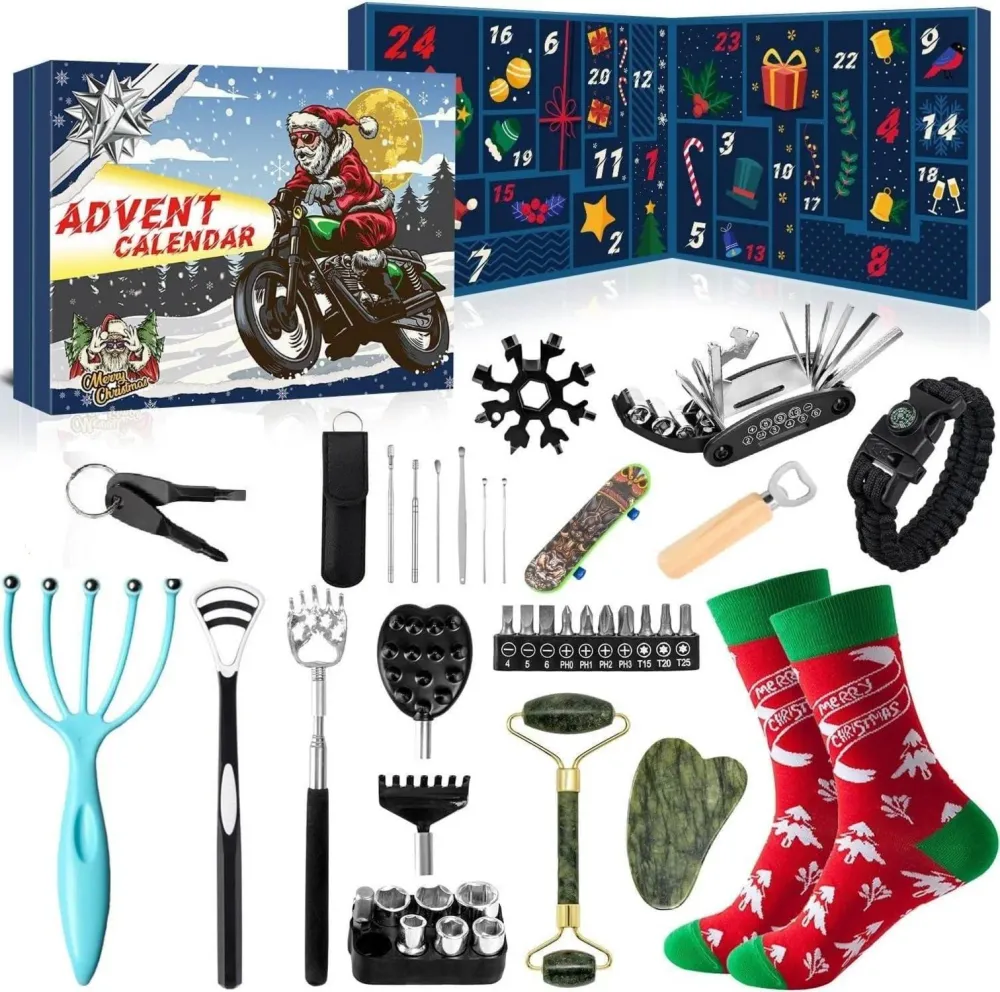 Adventskalender Werkzeuge Männer 2024 | 24 Stück Gadgets