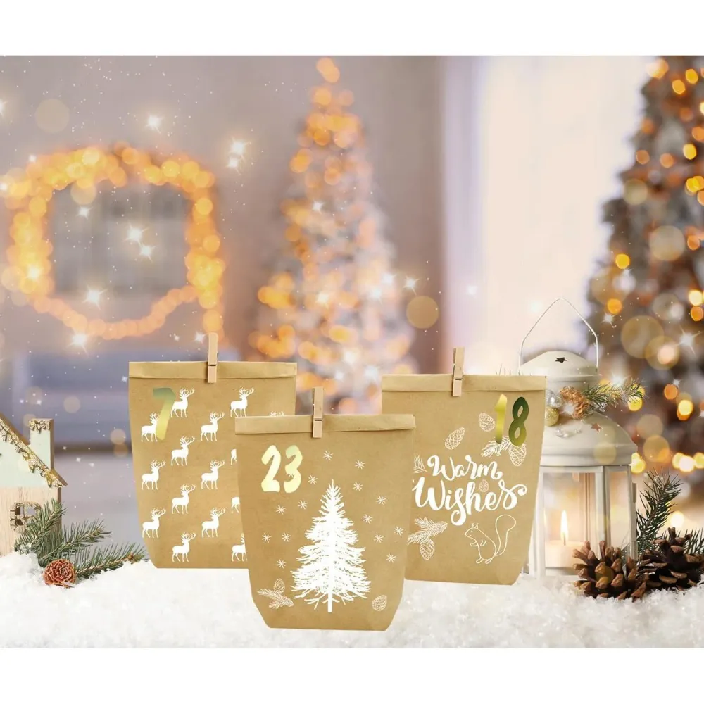 Adventskalender zum Befüllen 24 Weihnachtskalender