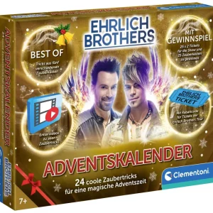 B-Ware Clementoni Ehrlich Brothers Magie 2024 Detektiv Zauberkästen Adventskalender