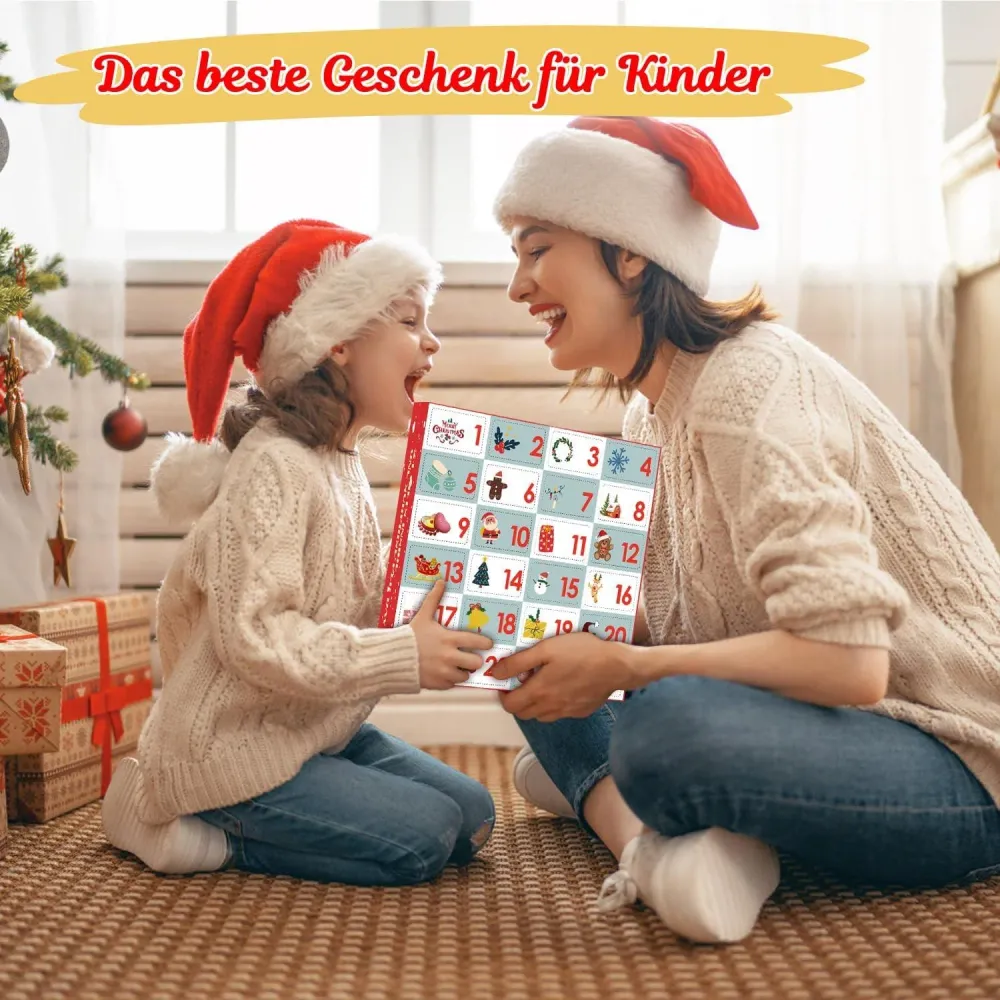 Dinosaurier Adventskalender 2024 für Kinder ab 3 Jahren: 24