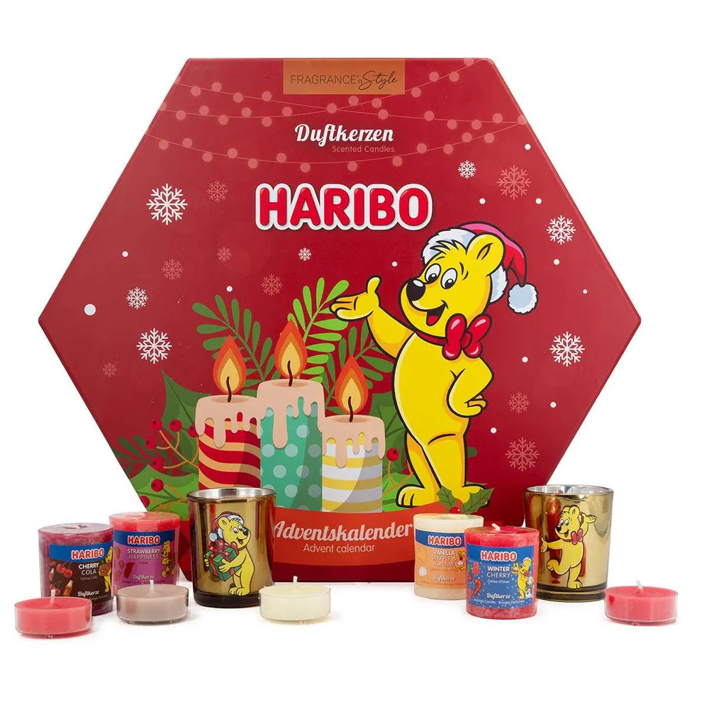 Haribo - Adventskalender - Votive Kerzen & Teelichter
