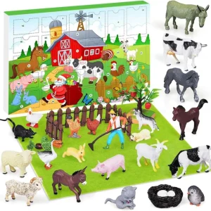 iZoeL Adventskalender 2024 Bauerhof Tiere 3-10 Jahre Kinder