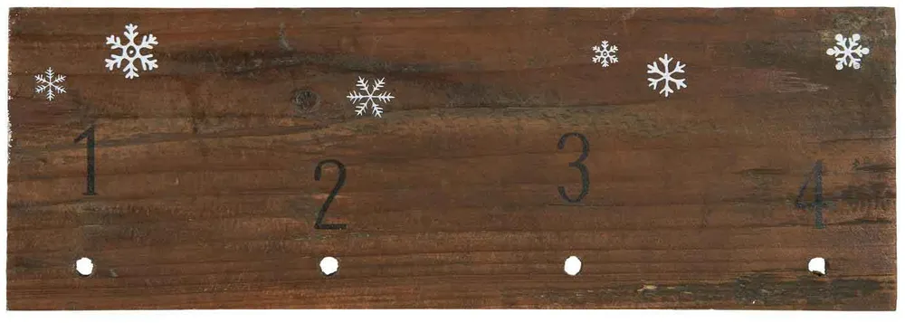 Ib Laursen - Holzschild Adventskalender 1-4