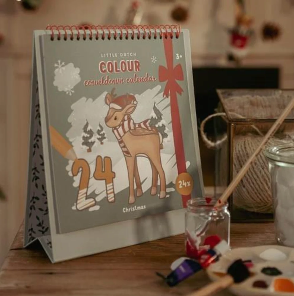 LITTLE DUTCH - Adventskalender Malbuch
