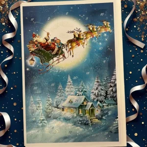Postkarte Adventskalender