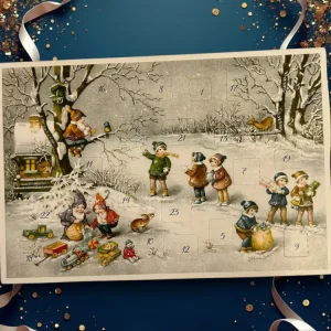 Postkarte Adventskalender