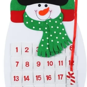 TAZEMAT Adventskalender Schneemann Filz Stoff Tüten Kinder