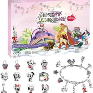 Weihnachts Adventskalender Armband 2024 Mädchen DIY Cartoon