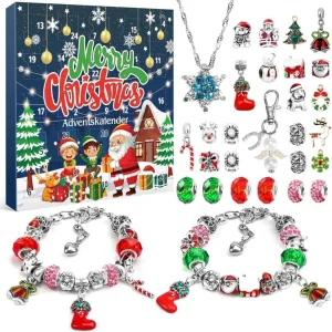 ZOOI Adventskalender Mädchen Schmuck 24 Bastelset
