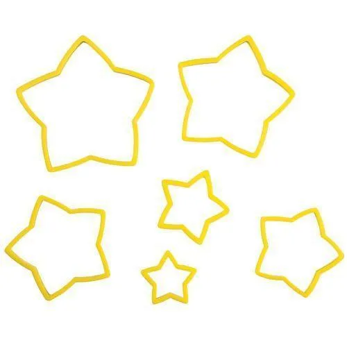6 Ausstechformen Stern