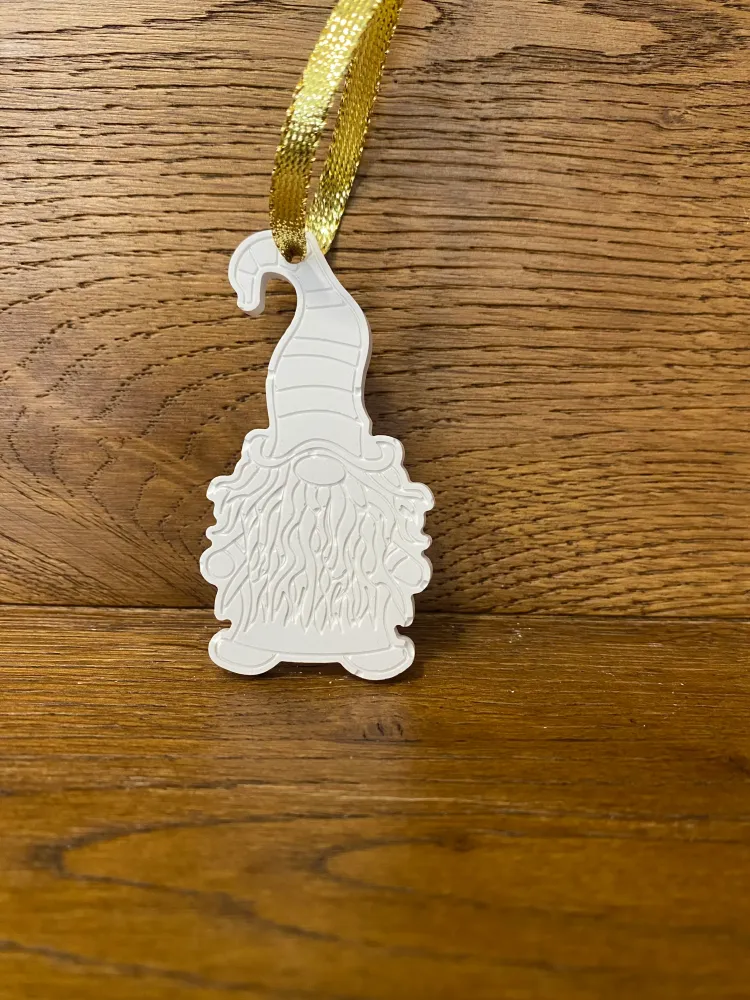 Handgemachte Weihnachtsanhänger "Wichtel" - Charmantes Mitbringsel