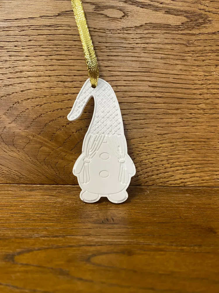 Handgemachte Weihnachtsanhänger "Wichtel" - Charmantes Mitbringsel