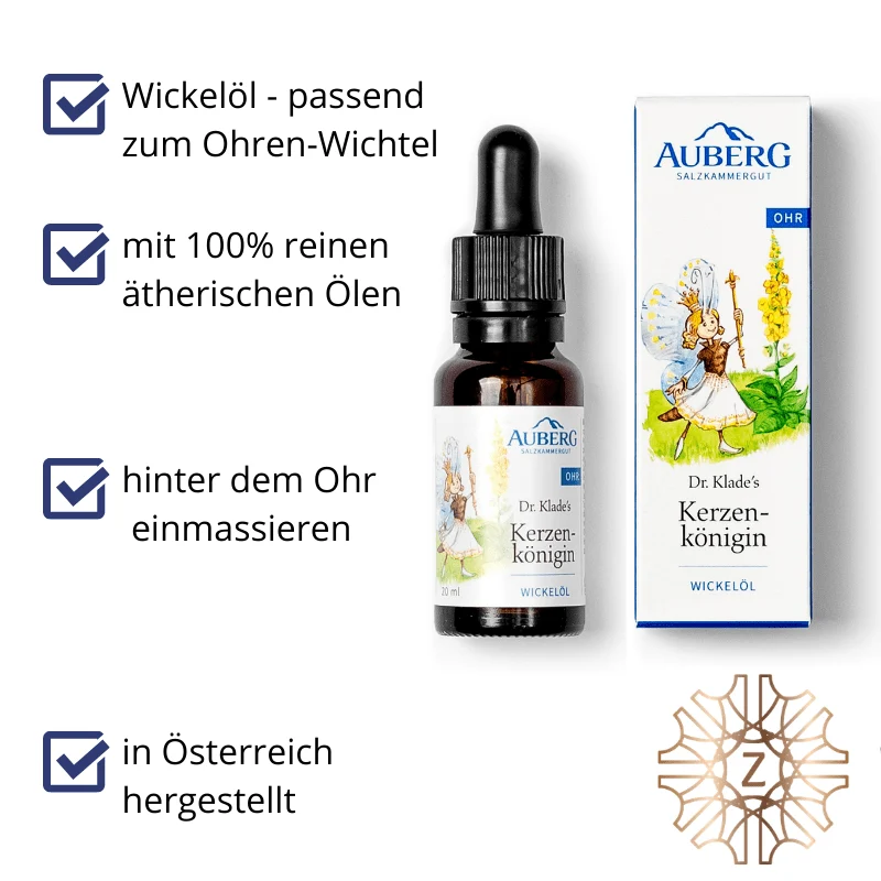 Kerzenkönigin- Wickelöl für den Ohr-Wichtel