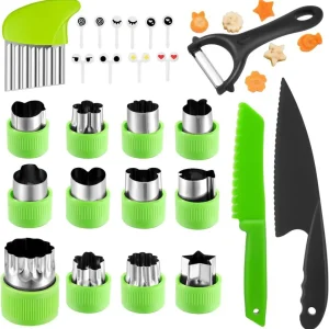 26 Stück Obst Gemüse Ausstechformen Edelstahl Cookie Cutter