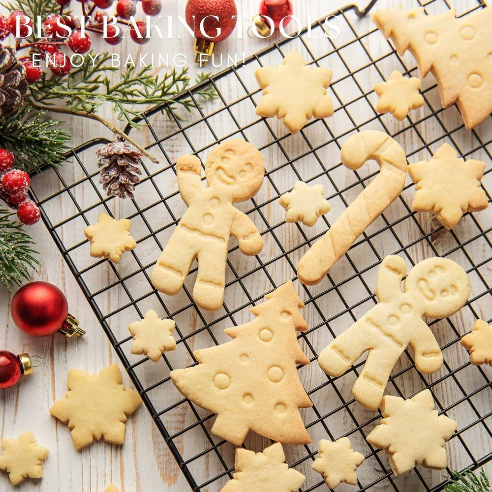 Weihnachts-Ausstechformen Kinder Silikonkante Edelstahl 6
