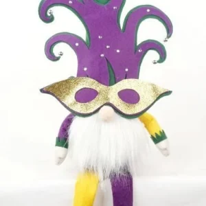 Wichtel - Karneval - Schlenkerbeine - lila - 59 cm