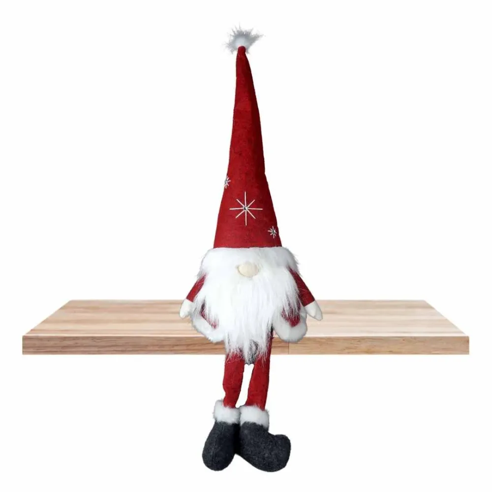 Wichtel - Santa - Schlenkerbeine - rot - 85 cm