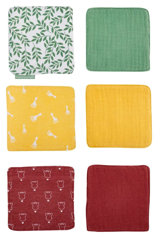 Vulli Ultra Soft Waschtücher Set Sophie la girafe (6St.)
