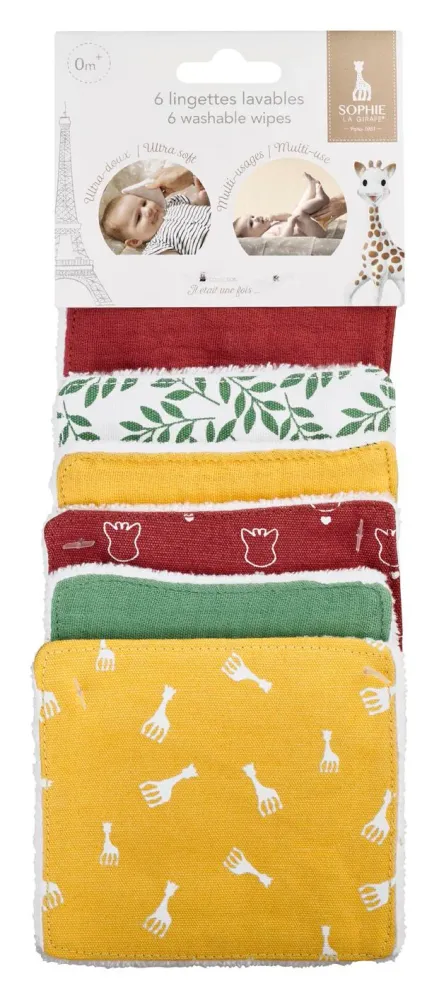 Vulli Ultra Soft Waschtücher Set Sophie la girafe (6St.)