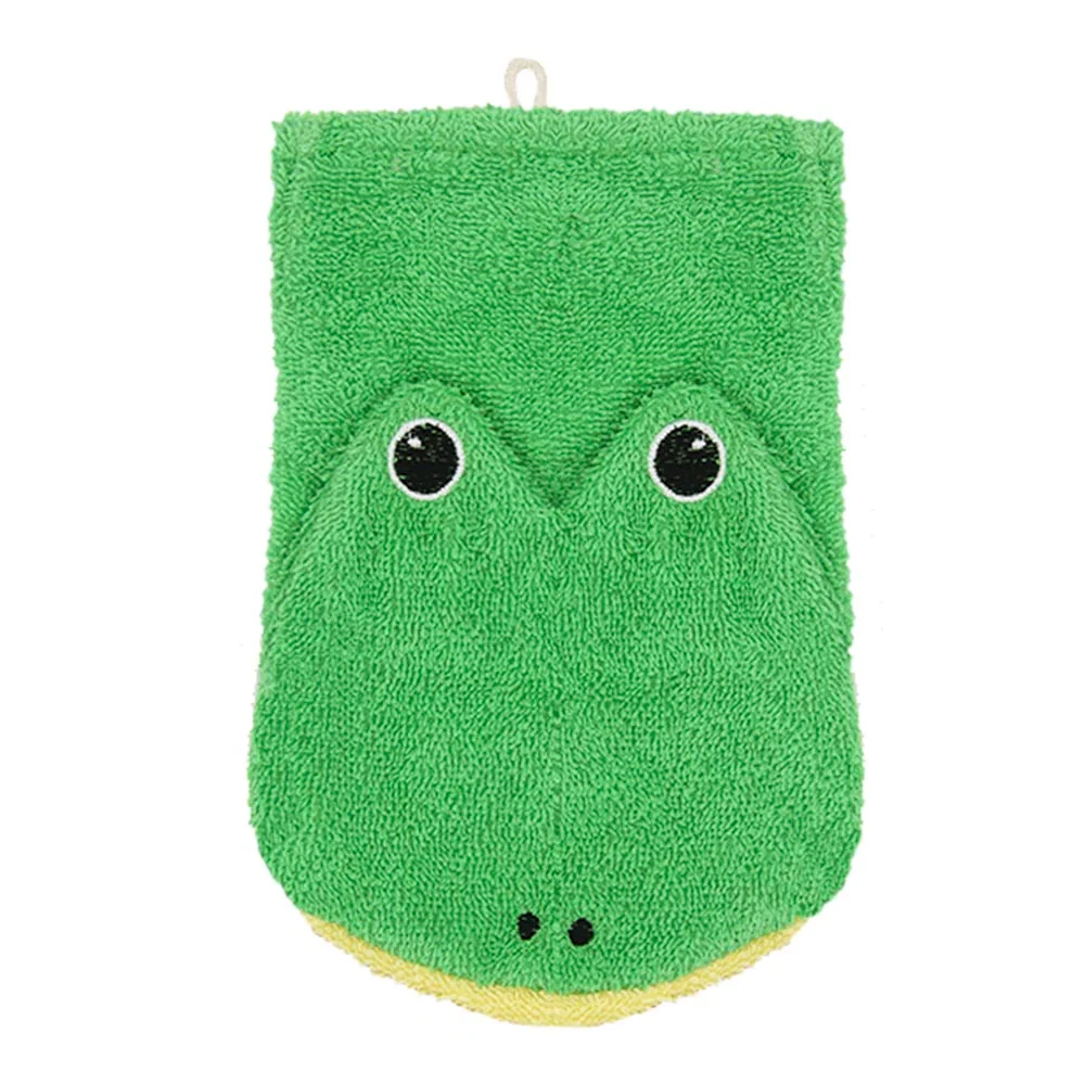 Waschhandschuh Frosch Fred (Biobaumwolle)