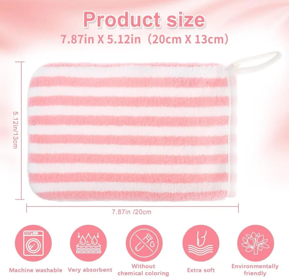 Waschlappen Set Coral Fleece 13x20cm 3 Farben PHOGARY