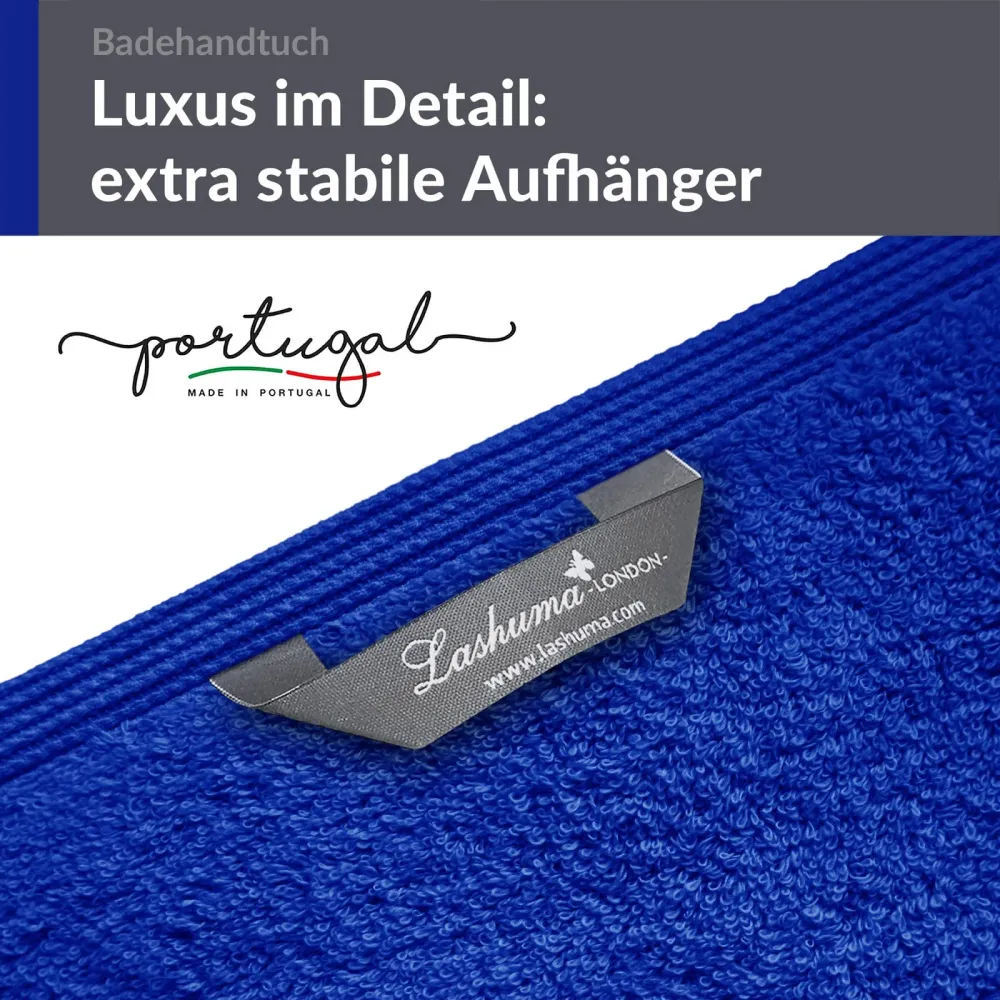 Badetuch 100x150 cm Blau - Azur