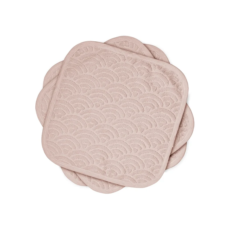 Cam Cam Copenhagen 3er Set Waschlappen Dusty Rose