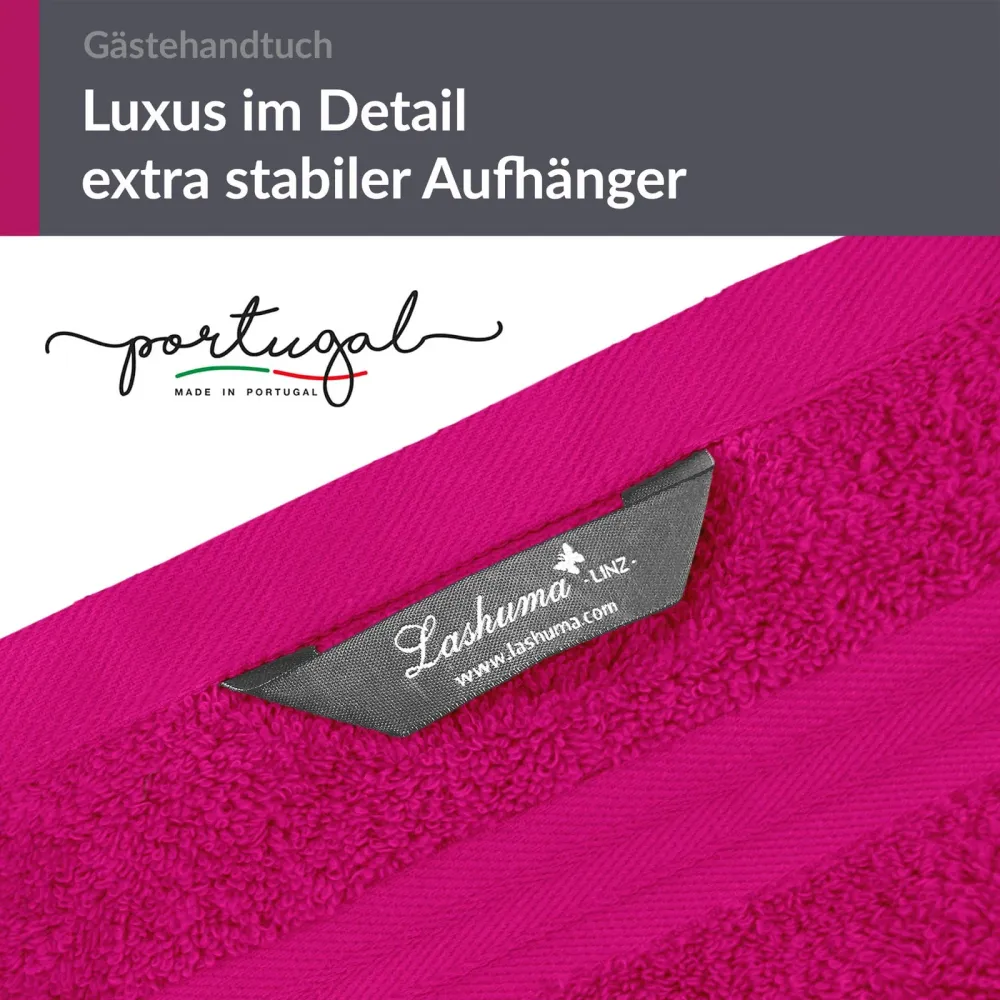 Gästehandtuch 30x50 cm Pink - Purpur