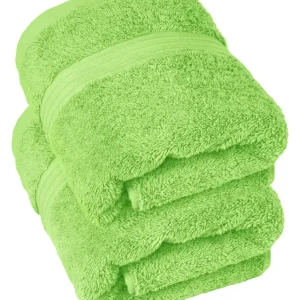 Handtuch Set 50x100 cm 2 Stück Grün - Apfel