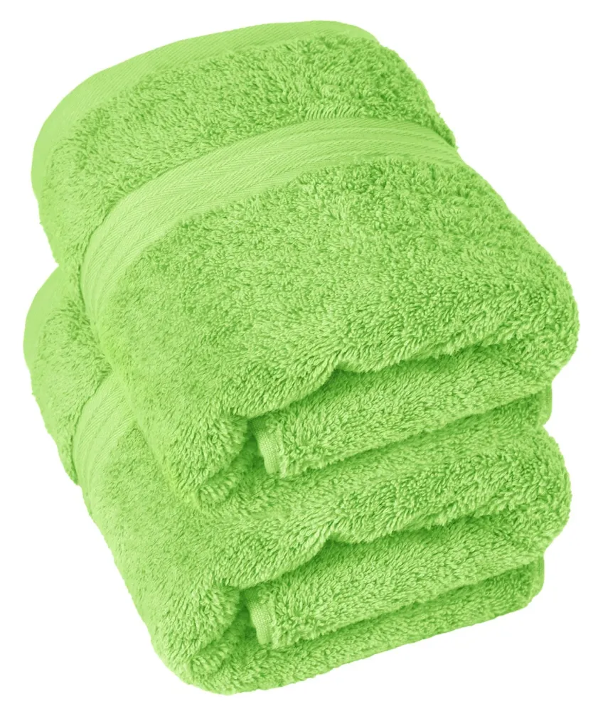 Handtuch Set 50x100 cm 2 Stück Grün - Apfel