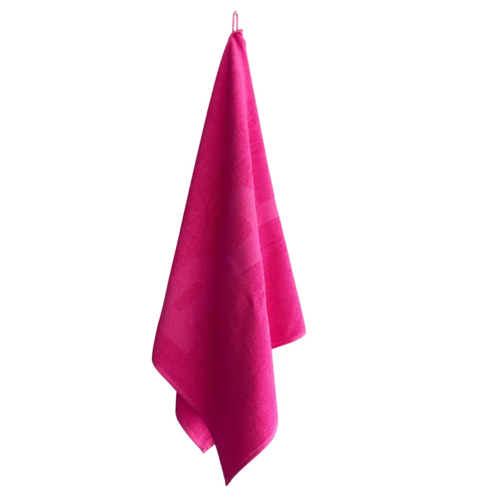Polizei Duschhandtuch Pink