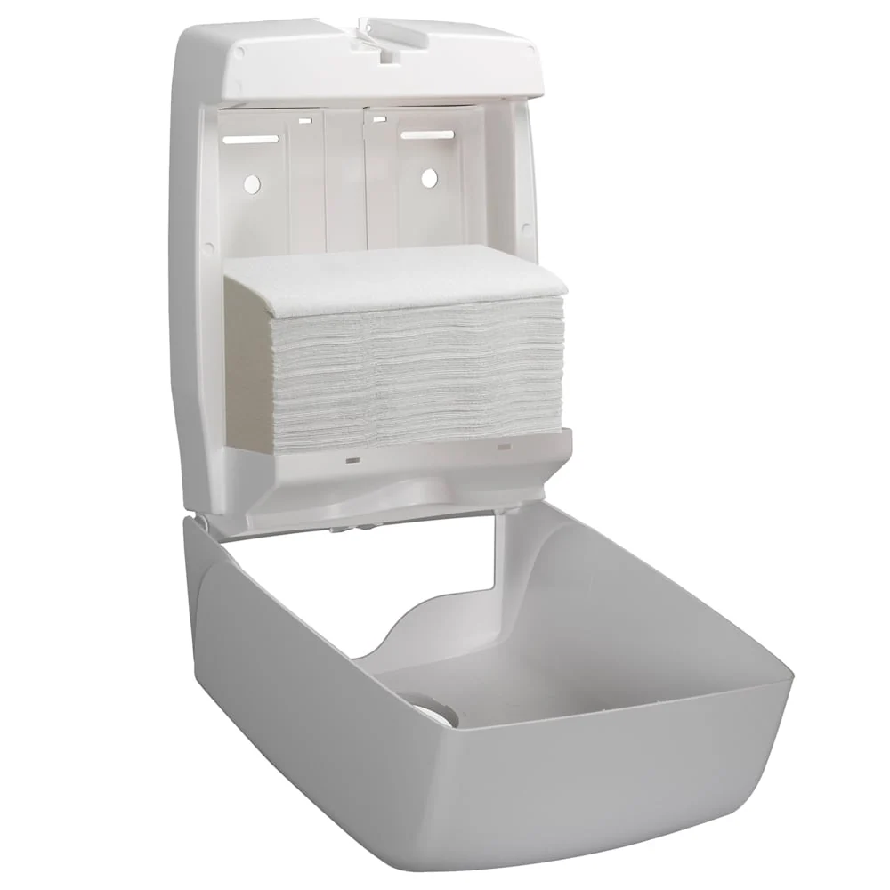 Scott® CONTROL™ Falthandtücher - Weiß - 15 Clips x 212 Sheets | Karton (15 Päckchen)