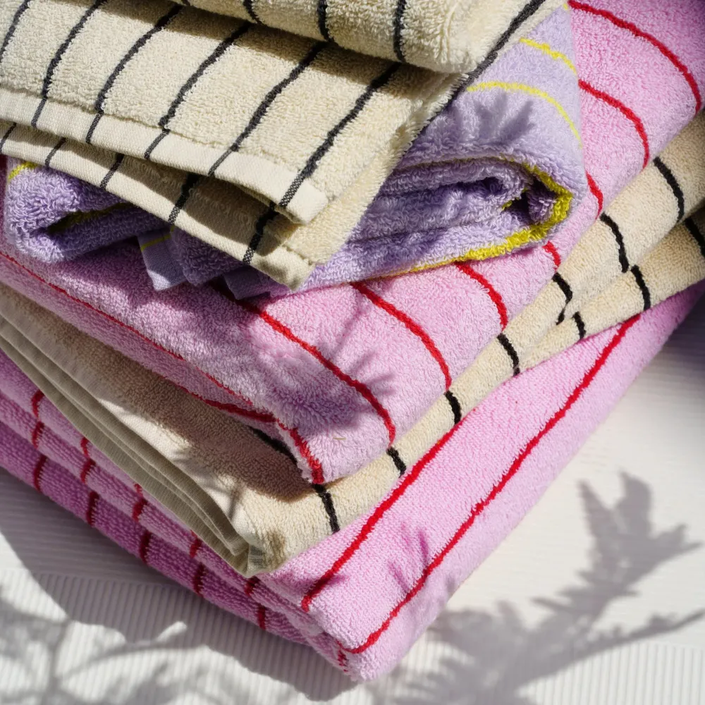 Waschlappen BONGUSTA “Naram Baby Pink & Sky Patrol” | 30x30 cm | Sanfte Farbkombination