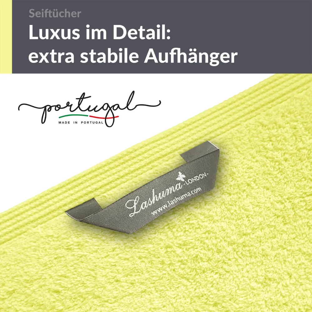 Waschlappen Set 30x30 cm 6 Stück Grün - Anis