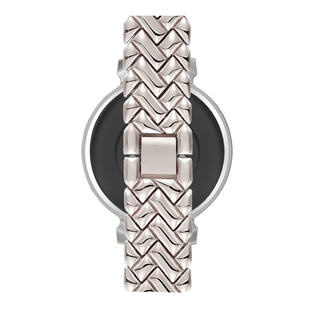 Bandz Pebble Round 2 - 14mm Metallarmband 'V-Type' (Polarstern)