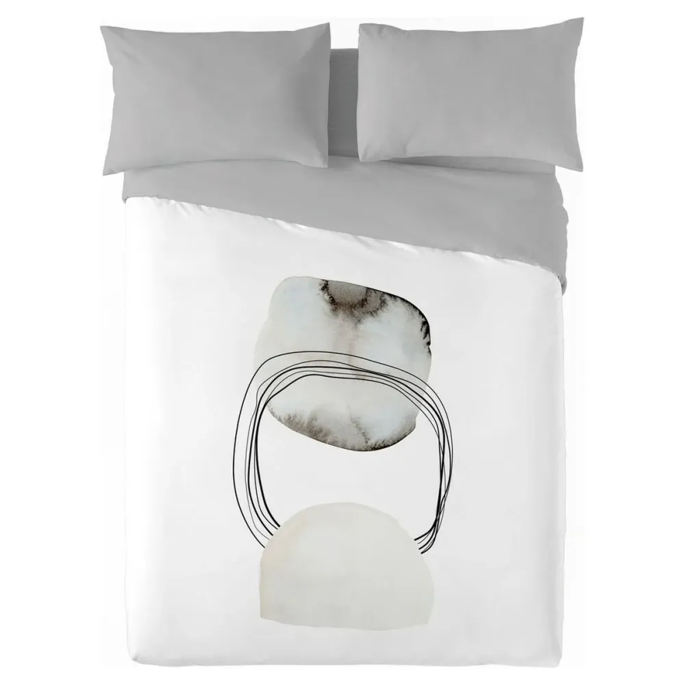 Bettdeckenbezug Naturals Pebble Einzelmatratze 180 x 220 cm