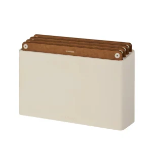 Combekk Schneidebrett-Set 4-teilig 20x30cm 'Sand'