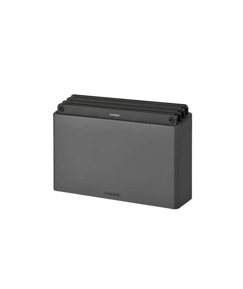 Combekk Schneidebrett-Set 4-teilig 20x30cm „Schwarz“