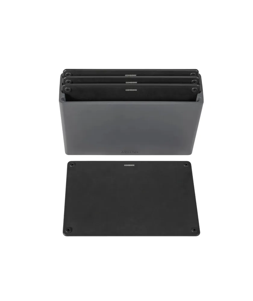 Combekk Schneidebrett-Set 4-teilig 20x30cm „Schwarz“