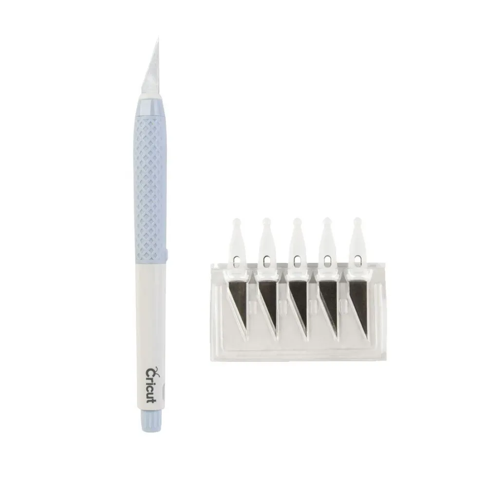 Cricut TrueControl Messerset inkl. 5 Ersatzklingen / TrueControl Knife Blue