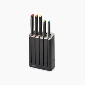 Elevate™ 5-teiliger schlanker Messerblock mit Schärfer