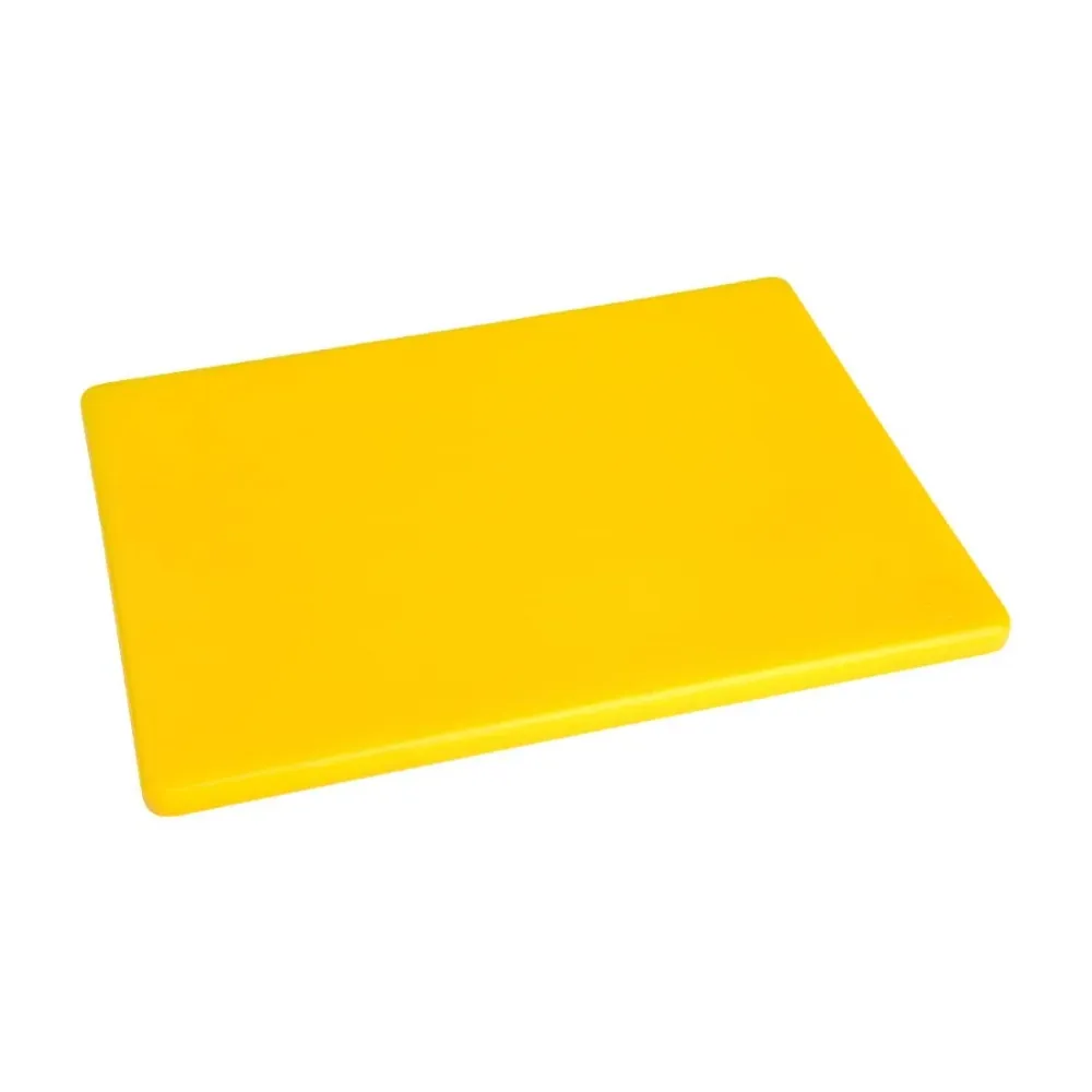Hygiplas Schneidebrett mit geringer Dichte, gelb, klein, 305 x 229 x 12 mm – GH796